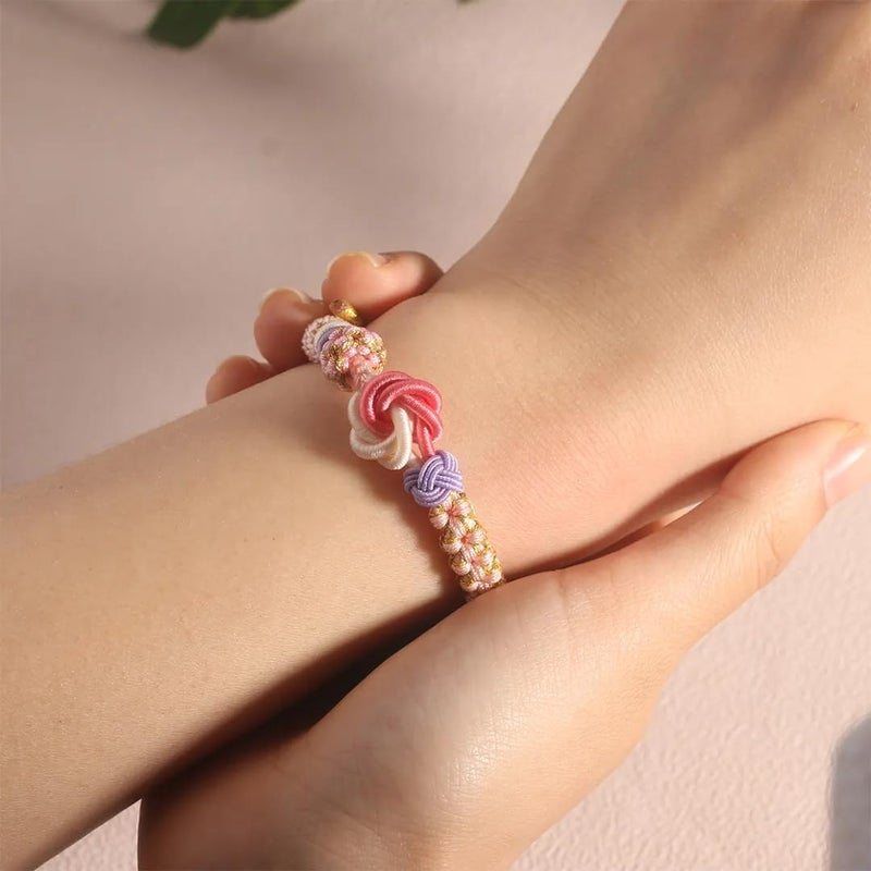 DivaGlamz To My Granddaughter-Infinity Forever Love Heart Bracelet, Natural Emperor Stone Double Layer Purple Beaded Woven Wrap Bracelets Adjustable Mind Peace Gift Jewelry - Image 2